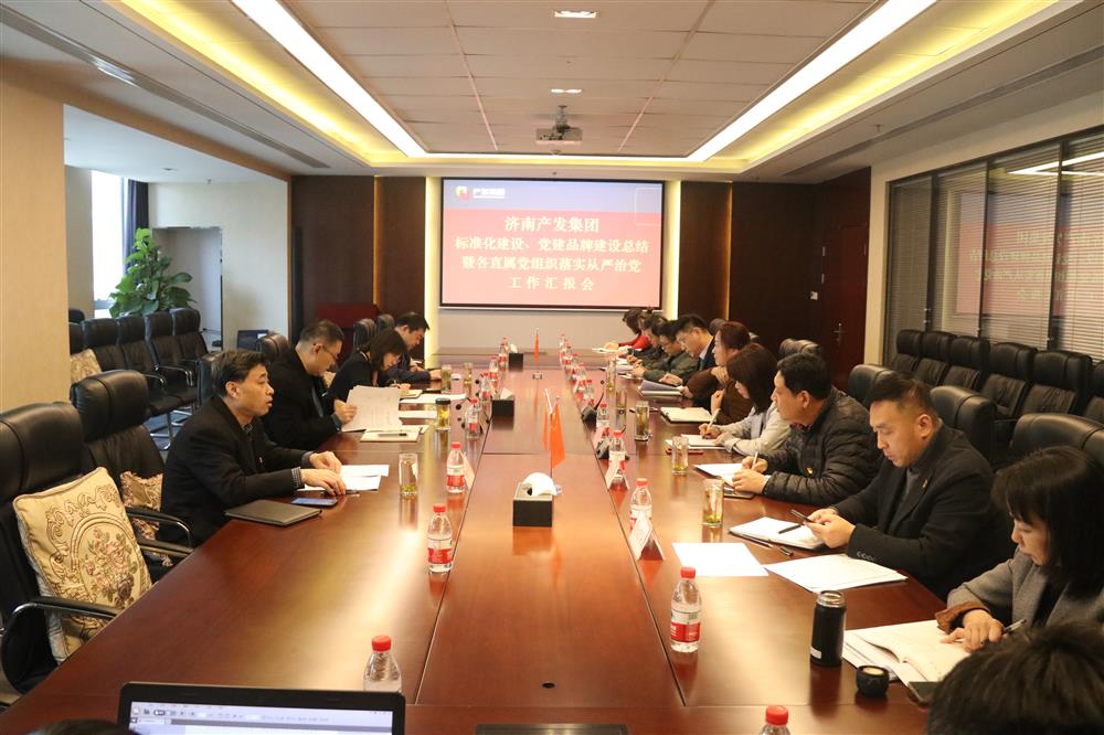 集團(tuán)黨委召開黨組織標(biāo)準(zhǔn)化建設(shè)、 黨建品牌建設(shè)活動(dòng)總結(jié)暨各直屬黨組織落實(shí)從嚴(yán)治黨工作匯報(bào)會議